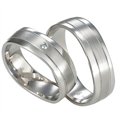 Rauschmayer Trouwringen Witgoud 6mm