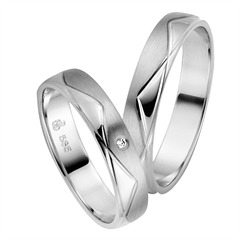 Rauschmayer Trouwringen Witgoud 4mm