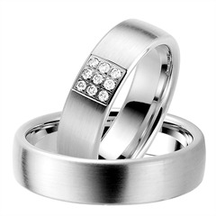 Rauschmayer Trouwringen Witgoud 6mm