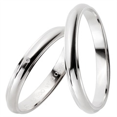 Rauschmayer Trouwringen Witgoud 3mm