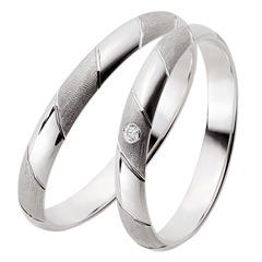 Rauschmayer Trouwringen Witgoud 3mm