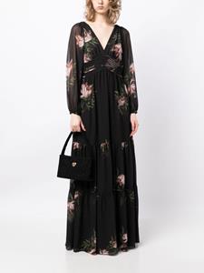 Sachin & Babi Jules floral-print gown - Zwart