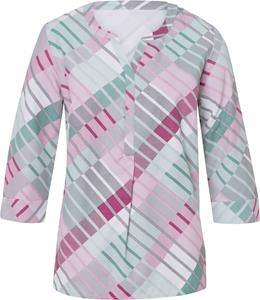 Your Look... for less! Dames Comfortabele blouse erika/ecru bedrukt Größe