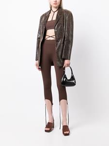 ANDREĀDAMO Cropped top - Bruin