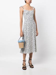Reformation Jurk met grafische print - Wit
