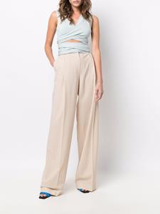 Nina Ricci Broek met wijde pijpen - Beige