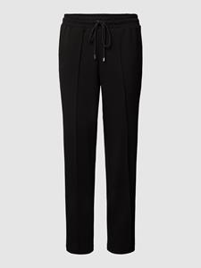 Christian Berg Woman Stoffen broek met siernaden