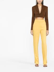 Jacquemus Cropped broek - Geel