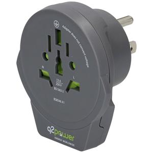 q2power Q2 Power 1.100150-TH Reiseadapter