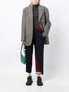 Kolor asymmetric tapered trousers - Blauw