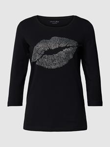 Christian Berg Woman Shirt met lange mouwen en sierkralen