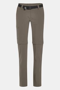 Maier sports Inara Slim Zip Broek Dames Middenkaki