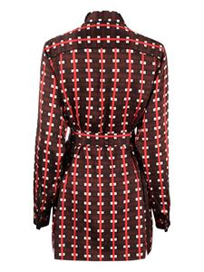 Wales Bonner Geruite blouse - Bruin