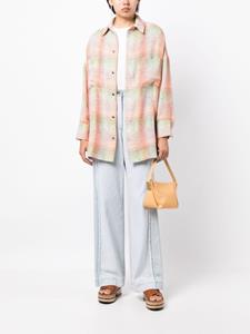 IRO Geruite blouse - Oranje