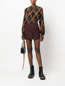 Marni Geruite blouse - Zwart
