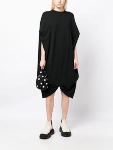 Comme Des Garçons oversized asymmetric dress - Zwart