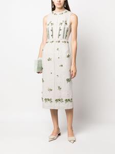 Erdem Mouwloze jurk - Beige