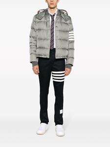 Thom Browne Bomberjack met 4 strepen - Grijs