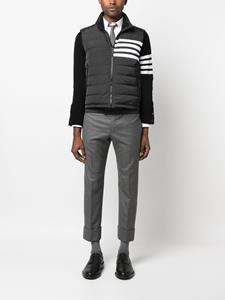 Thom Browne Bodywarmer met gestreept detail - Grijs