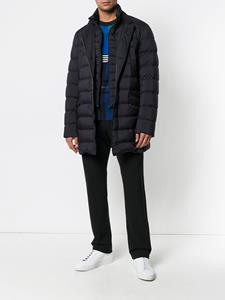 Herno gewatteerd jack met rechte pasvorm - Blauw