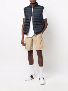 Brioni Bodywarmer met gewatteerde afwerking - Blauw