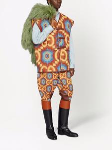 Gucci Broek met GG patroon - Oranje