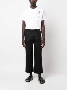PT Torino Broek van stretch-katoen - Zwart