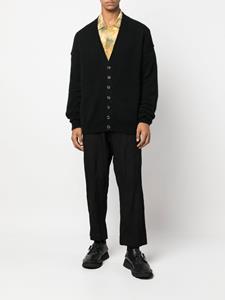 Uma Wang Broek met verlaagd kruis - Zwart