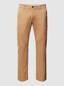 PLUS SIZE stoffen broek met knoop- en ritssluiting, model 'MARCO'