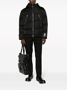 Versace Donsjack met capuchon - Zwart
