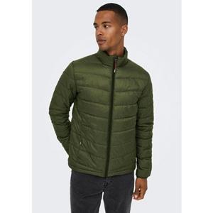 ONLY & SONS Gewatteerde jas CARVEN QUILTED PUFFER met opstaande kraag