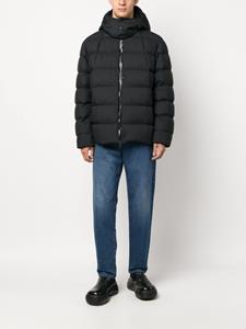 Moncler Donsjack met trechterhals - Zwart