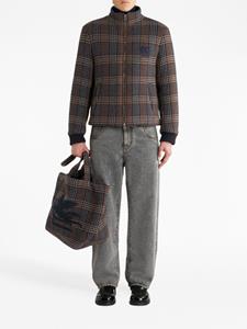 ETRO Geruit jack - Bruin