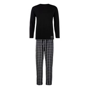 AUTHENTIC LE JOGGER Pyjama met geruite geweven broek (2-delig, 1 stuk)