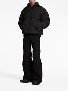 Balenciaga Donsjack met logoprint - Zwart