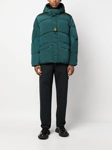Stone Island Donsjack met print - Groen
