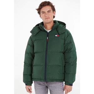 Tommy Jeans Steppjacke "TJM ALASKA PUFFER", mit Kapuze, mit Markenlabel