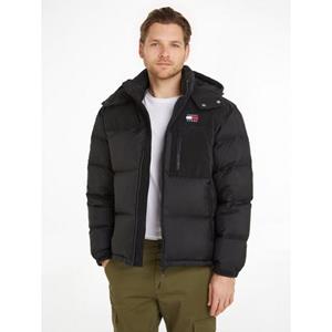 Tommy Jeans Steppjacke "TJM CORD MIX ALASKA PUFFER", mit Kapuze