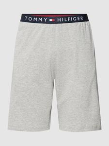 Tommy Hilfiger Sweatshorts met elastische band met logo, model 'JERSEY SHORT'