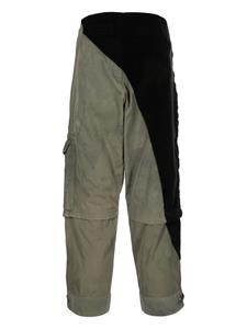 Greg Lauren Fluwelen pantalon - Zwart