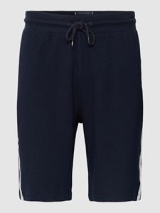 Tommy Hilfiger Sweatshorts met wafelstructuur, model 'ESTABLISHED'