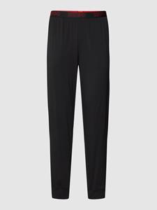 HUGO Sweatpants met labelstitching, model 'Unite'