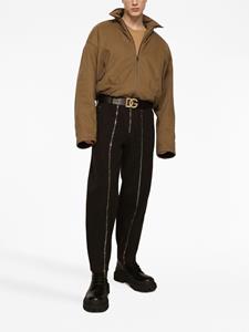 Dolce & Gabbana Jack met logopatch - Bruin