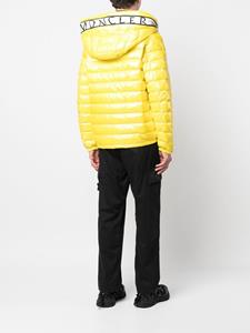 Moncler Jack met logoprint - Geel