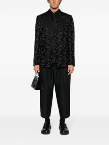 Comme Des Garçons Homme Plus Cropped broek - Zwart