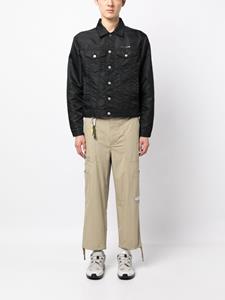 Broek met logoprint - Groen