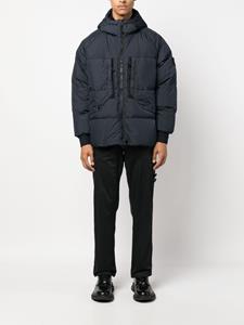 Stone Island Donsjack met patch - Blauw
