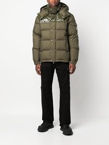 Moncler Donsjack met capuchon - Groen