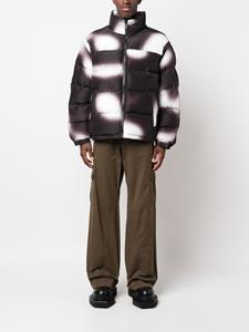 Heron Preston Donsjack met vervaagd-effect - Wit