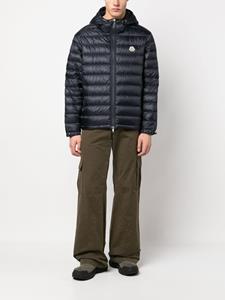 Moncler Donsjack met logopatch - Blauw